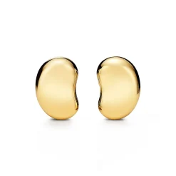 Tiffany & Co. Elsa Peretti® Bean® design Ear Clips in Yellow Gold, 20 mm | ^ Earrings|New Jewelry