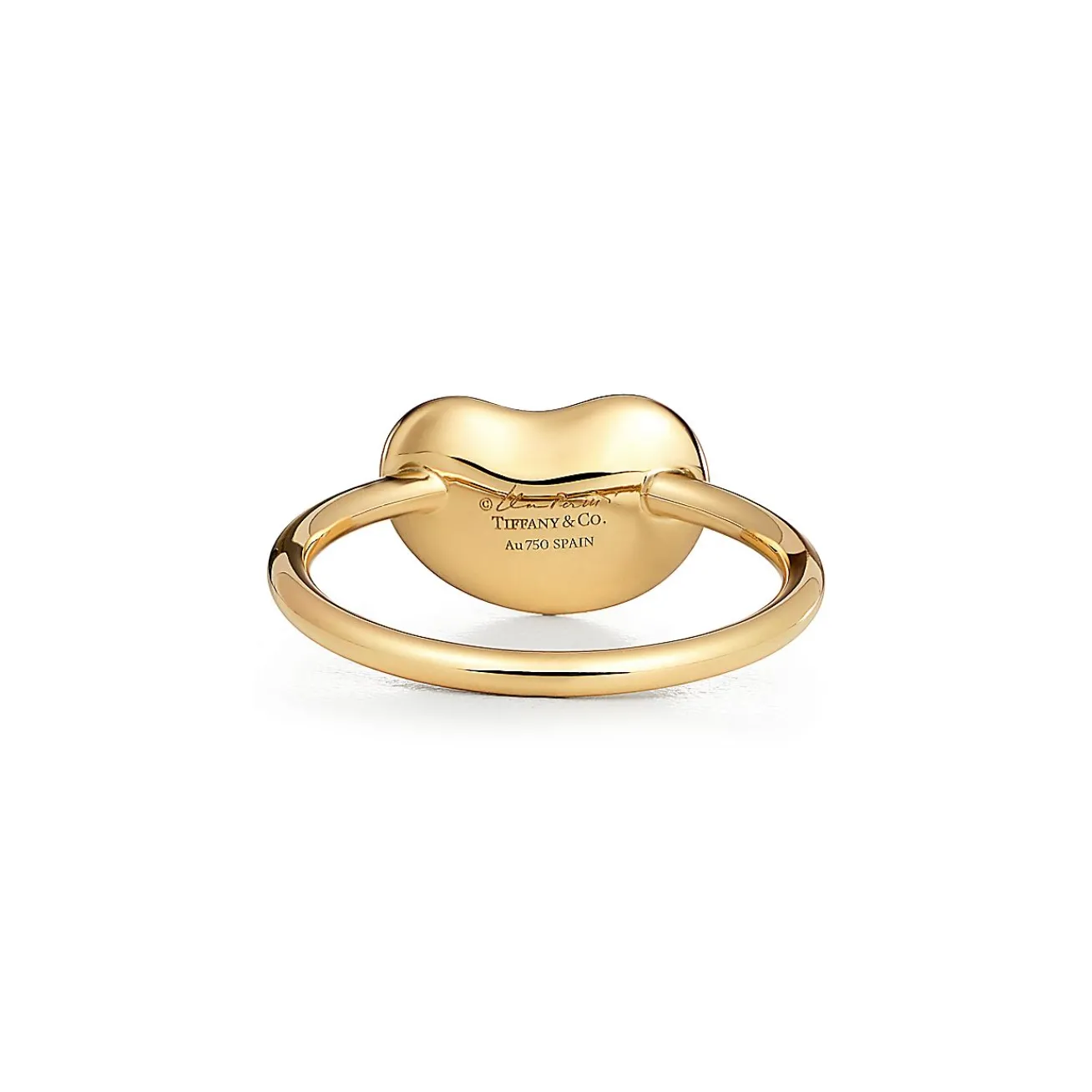 Tiffany & Co. Elsa Peretti® Bean® design Ring in Yellow Gold, 12 mm | ^ Rings|Gold Jewelry