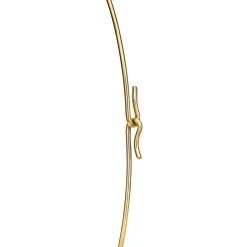 Tiffany & Co. Elsa Peretti® Bean® design Wire Necklace in Gold with Pavé Diamonds, 20 mm | ^ Necklaces & Pendants|Gold Jewelry