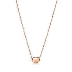Tiffany & Co. Elsa Peretti® Bean® design Pendant in Rose Gold, 6.5 mm | ^ Necklaces & Pendants|Rose Gold Jewelry