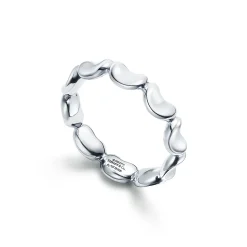 Tiffany & Co. Elsa Peretti® Bean® design Continuous Ring in Sterling Silver, 4 mm | ^ Rings|Sterling Silver Jewelry