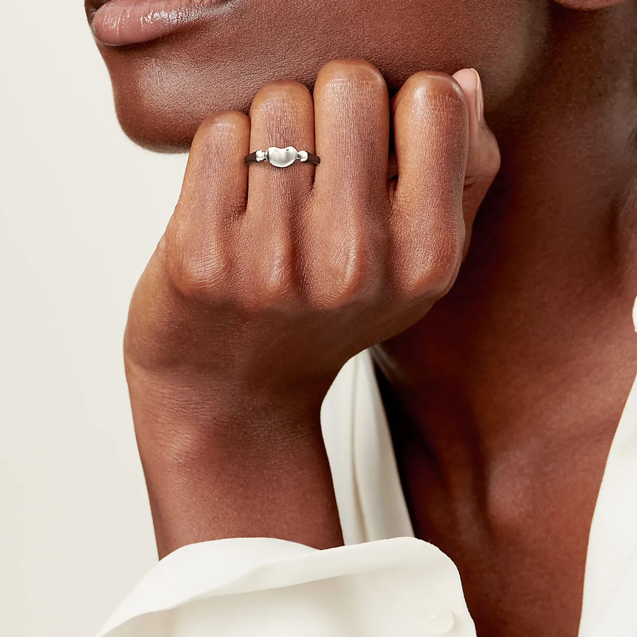 Tiffany & Co. Elsa Peretti® Bean® design Ring in Sterling Silver, Mini | ^ Rings|Sterling Silver Jewelry