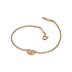 Tiffany & Co. Elsa Peretti® Bean® design Bracelet in Yellow Gold with Diamonds | ^ Bracelets|New Jewelry