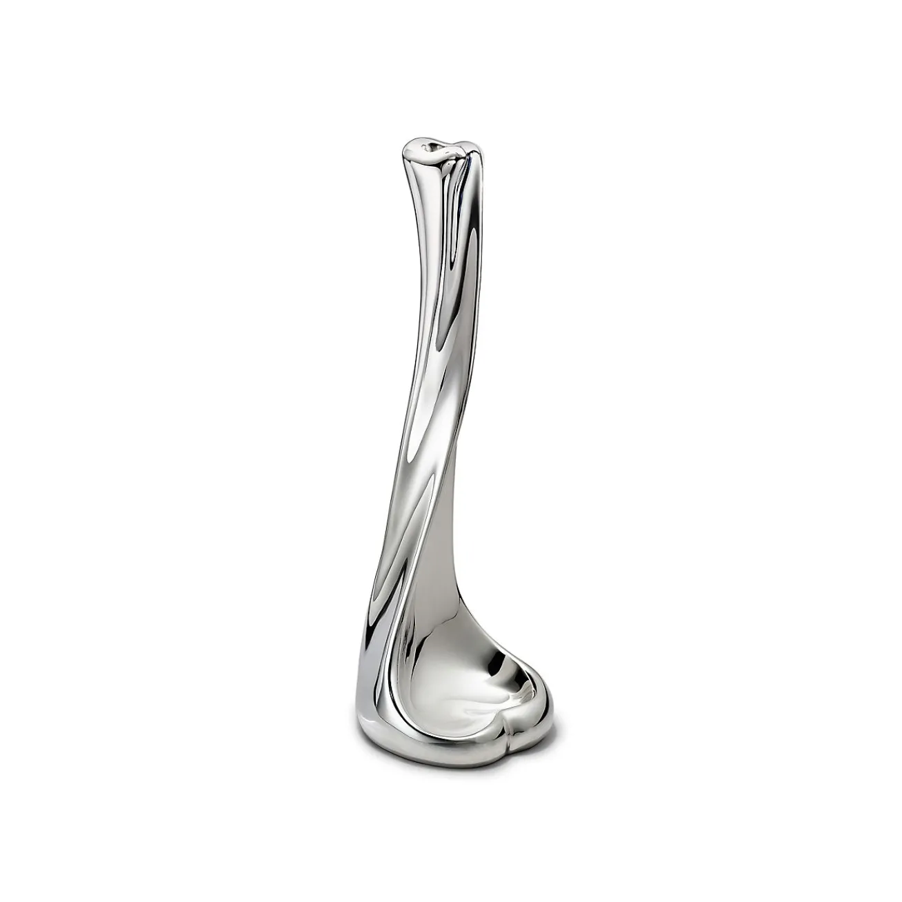 Tiffany & Co. Elsa Peretti® Bone candlestick. Sterling silver, 9.5" high. | ^ Elsa Peretti®|The Couple
