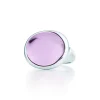 Tiffany & Co. Elsa Peretti® Cabochon ring in sterling silver with an amethyst. | ^ Sterling Silver Jewelry|Elsa Peretti®