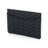 Tiffany & Co. Elsa Peretti® card case in black leather with lacquered Open Hearts. | ^Women Small Leather Goods|Women's Accessories