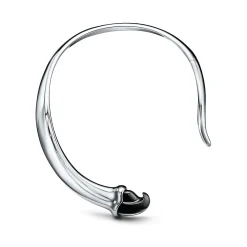 Tiffany & Co. Elsa Peretti® claw necklace with black jade in sterling silver. | ^ Necklaces & Pendants|Sterling Silver Jewelry