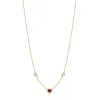 Tiffany & Co. Elsa Peretti® Color by the Yard necklace in 18k gold with a ruby and diamonds. | ^ Necklaces & Pendants|Gold Jewelry