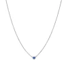 Tiffany & Co. Elsa Peretti® Color by the Yard Pendant in Platinum with a Sapphire | ^ Necklaces & Pendants|Platinum Jewelry