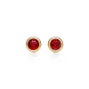 Tiffany & Co. Elsa Peretti® Color by the Yard Earrings in Yellow Gold with Rubies | ^ Earrings|Gold Jewelry