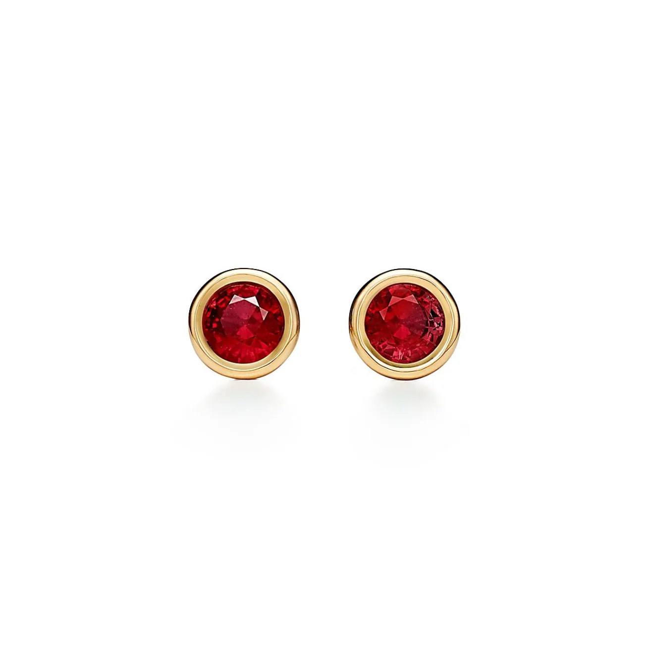 Tiffany & Co. Elsa Peretti® Color by the Yard Earrings in Yellow Gold with Rubies | ^ Earrings|Gold Jewelry
