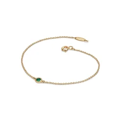Tiffany & Co. Elsa Peretti® Color by the Yard Emerald Bracelet in Yellow Gold | ^ Bracelets|Dainty Jewelry