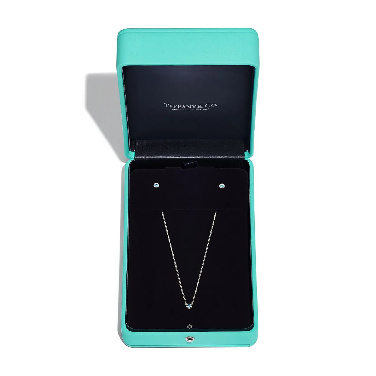 Tiffany & Co. Elsa Peretti® Color by the Yard Pendant & Earrings Set in Silver with Aquamarine | ^ Gifts for Her|Her