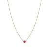 Tiffany & Co. Elsa Peretti® Color by the Yard Pendant in Yellow Gold with a Ruby | ^ Necklaces & Pendants|Gold Jewelry