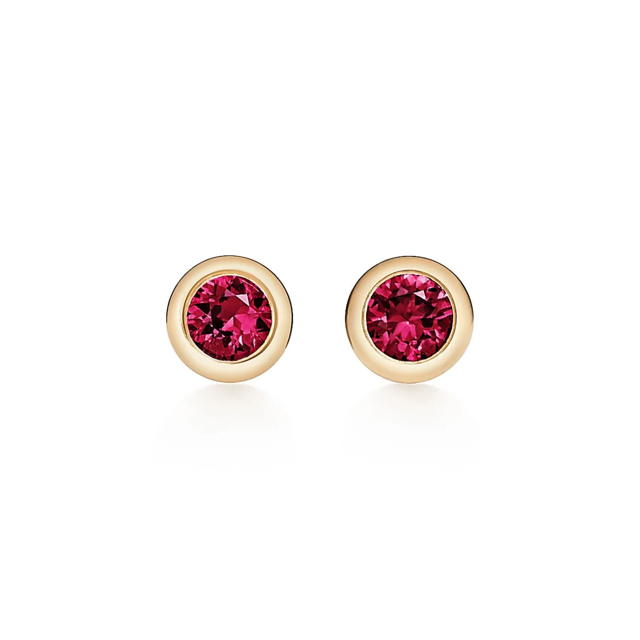 Tiffany & Co. Elsa Peretti® Color by the Yard Earrings in Yellow Gold with Rubies | ^ Earrings|Gold Jewelry