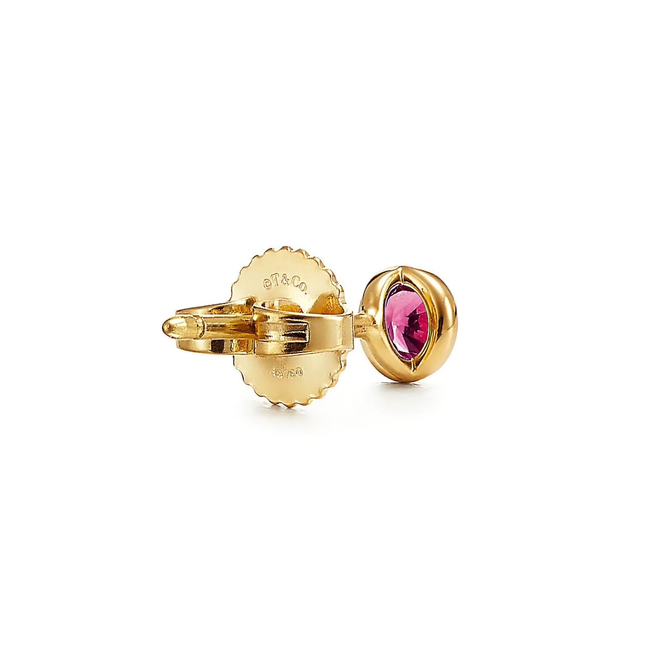 Tiffany & Co. Elsa Peretti® Color by the Yard Earrings in Yellow Gold with Rubies | ^ Earrings|Gold Jewelry