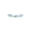 Tiffany & Co. Elsa Peretti® curved wedding band ring in platinum. | ^Women Rings|Platinum Jewelry