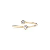 Tiffany & Co. Elsa Peretti® Diamond Hoop ring in 18k gold with diamonds. | ^ Rings|Dainty Jewelry