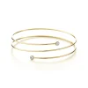 Tiffany & Co. Elsa Peretti® Diamond Hoop bracelet in 18k gold with diamonds, small. | ^ Bracelets|Dainty Jewelry