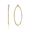 Tiffany & Co. Elsa Peretti® Diamond Hoop earrings in 18k gold with diamonds, medium. | ^ Earrings|Gifts for Her