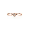 Tiffany & Co. Elsa Peretti® Diamonds by the Yard® ring in 18k rose gold. | ^ Rings|Rose Gold Jewelry
