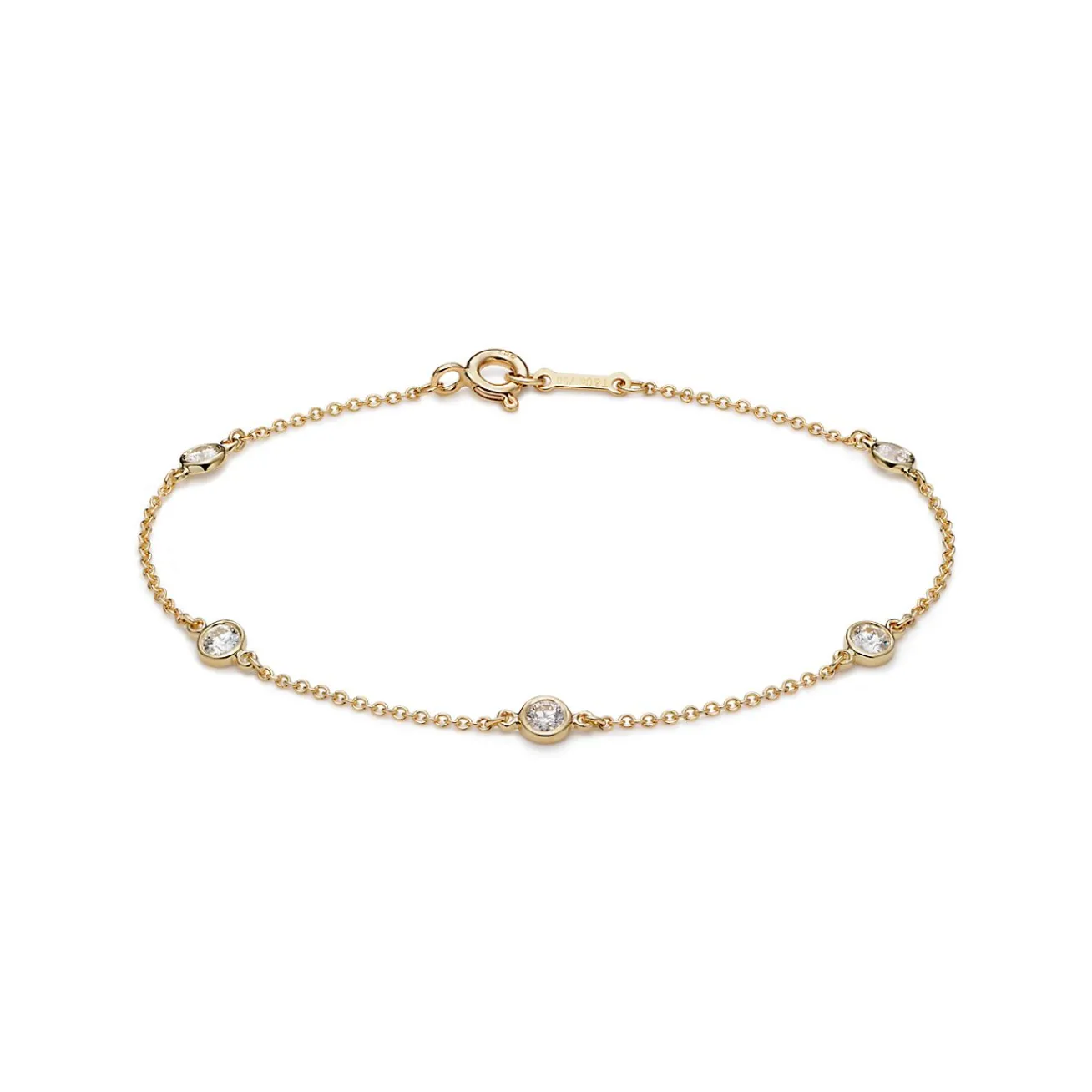 Tiffany & Co. Elsa Peretti® Diamonds by the Yard® bracelet in 18k gold. | ^ Bracelets|Gold Jewelry