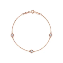 Tiffany & Co. Elsa Peretti® Diamonds by the Yard® bracelet in 18k rose gold, medium. | ^ Bracelets|Rose Gold Jewelry