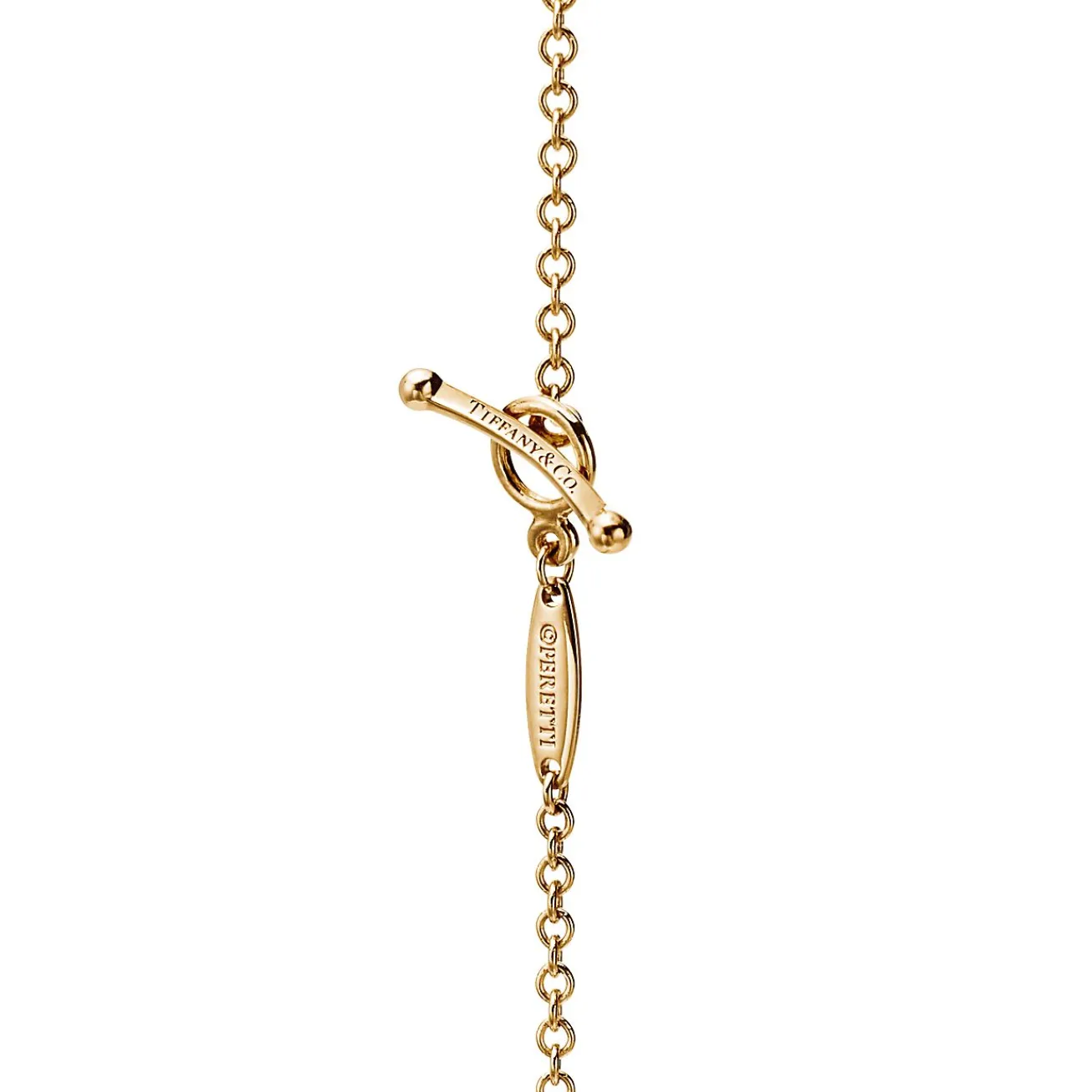 Tiffany & Co. Elsa Peretti® Diamonds by the Yard® Sprinkle Necklace in Gold with Diamonds | ^ Necklaces & Pendants|Gold Jewelry