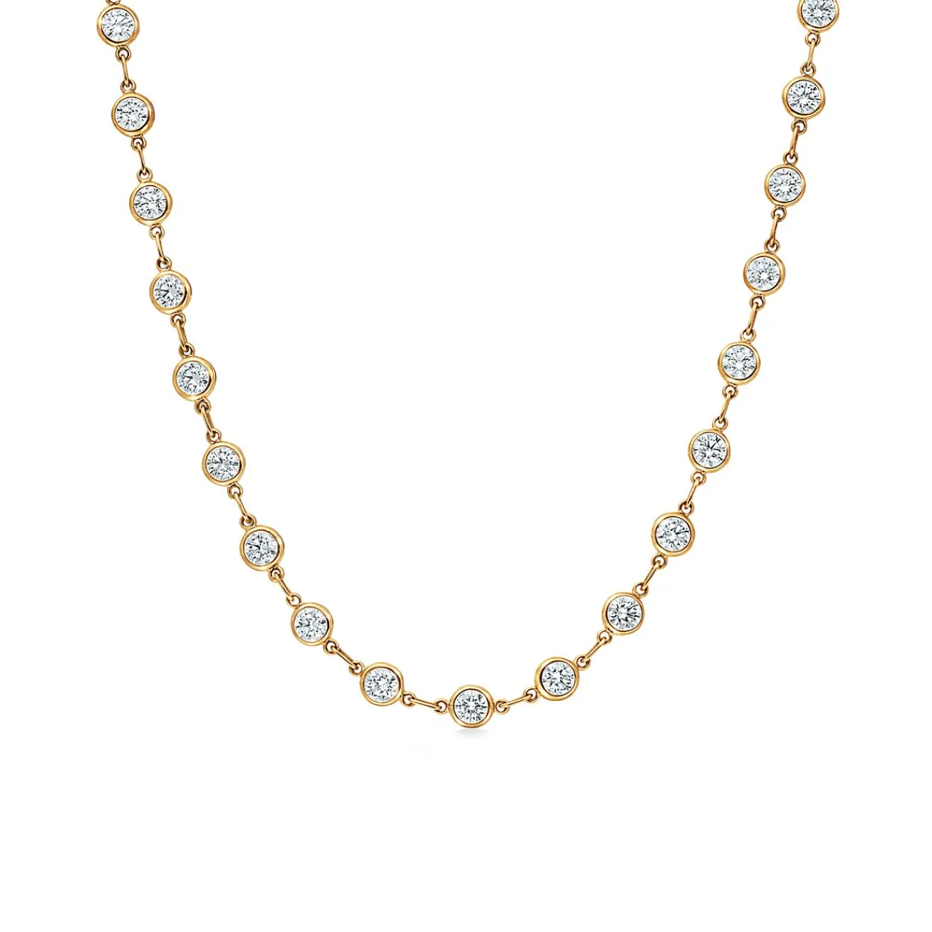 Tiffany & Co. Elsa Peretti® Diamonds by the Yard® necklace in 18k gold. | ^ Necklaces & Pendants|Gold Jewelry