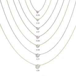 Tiffany & Co. Elsa Peretti® Diamonds by the Yard® Single Diamond Pendant in Silver | ^ Necklaces & Pendants|Gifts for Her
