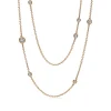 Tiffany & Co. Elsa Peretti® Diamonds by the Yard® Sprinkle Necklace in Gold with Diamonds | ^ Necklaces & Pendants|Gold Jewelry