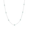 Tiffany & Co. Elsa Peretti® Diamonds by the Yard® necklace in platinum. | ^ Necklaces & Pendants|Platinum Jewelry