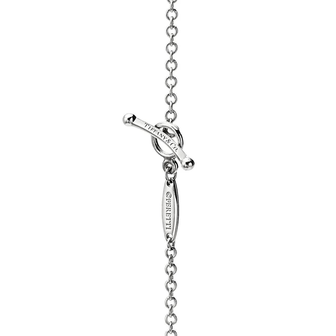 Tiffany & Co. Elsa Peretti® Diamonds by the Yard® Sprinkle Necklace in Platinum with Diamonds | ^ Necklaces & Pendants|Platinum Jewelry