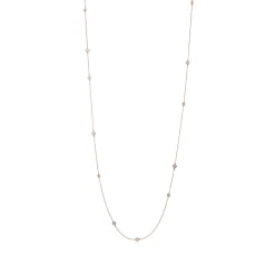 Tiffany & Co. Elsa Peretti® Diamonds by the Yard® sprinkle necklace in 18k rose gold | ^ Necklaces & Pendants|Rose Gold Jewelry