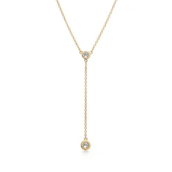 Tiffany & Co. Elsa Peretti® Diamonds by the Yard® necklace in 18k gold. | ^ Necklaces & Pendants|Gold Jewelry