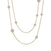 Tiffany & Co. Elsa Peretti® Diamonds by the Yard® Sprinkle Necklace in Gold with Diamonds | ^ Necklaces & Pendants|Gold Jewelry