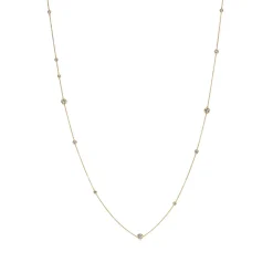 Tiffany & Co. Elsa Peretti® Diamonds by the Yard® Sprinkle Necklace in Gold with Diamonds | ^ Necklaces & Pendants|Gold Jewelry