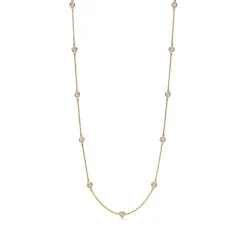 Tiffany & Co. Elsa Peretti® Diamonds by the Yard® 18K Gold Necklace | ^ Necklaces & Pendants|Gold Jewelry