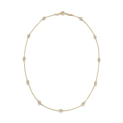 Tiffany & Co. Elsa Peretti® Diamonds by the Yard® 18K Gold Necklace | ^ Necklaces & Pendants|Gold Jewelry