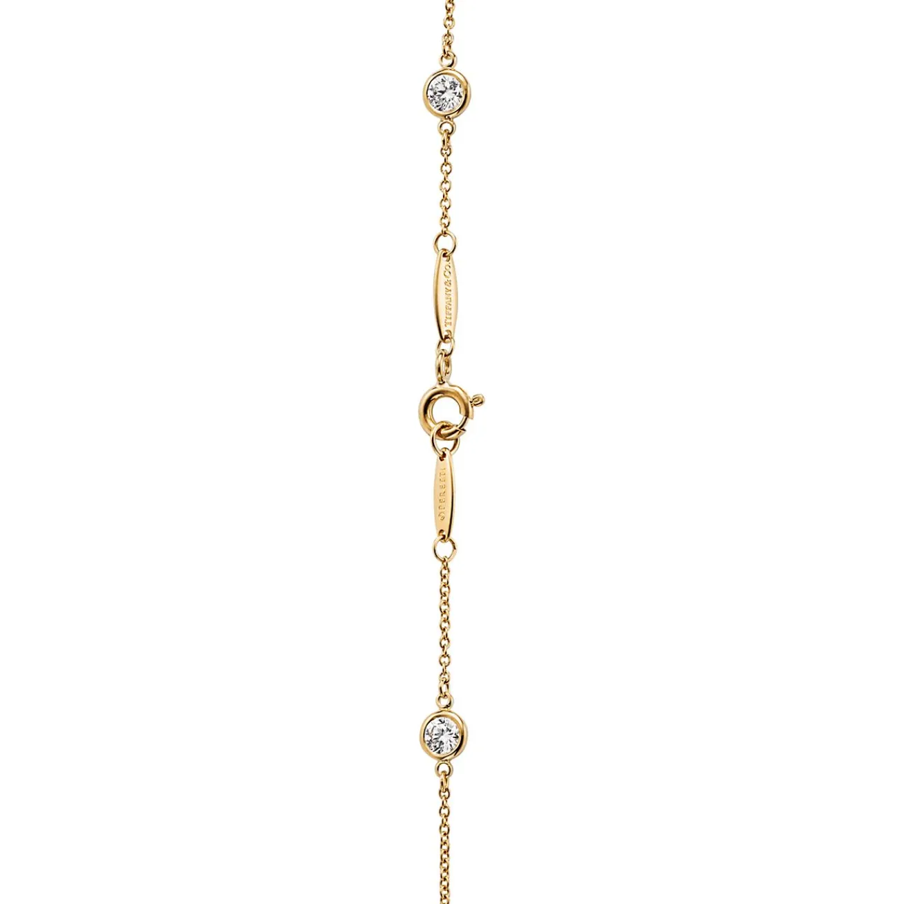 Tiffany & Co. Elsa Peretti® Diamonds by the Yard® 18K Gold Necklace | ^ Necklaces & Pendants|Gold Jewelry