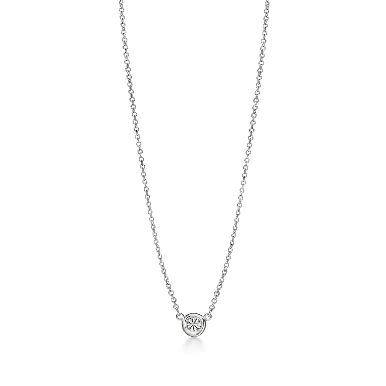 Tiffany & Co. Elsa Peretti® Diamonds by the Yard® pendant in platinum 16" long. | ^ Necklaces & Pendants|Gifts for Her