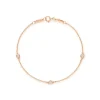Tiffany & Co. Elsa Peretti® Diamonds by the Yard® bracelet in 18k rose gold. | ^ Bracelets|Rose Gold Jewelry