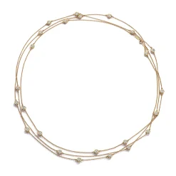 Tiffany & Co. Elsa Peretti® Diamonds by the Yard® Sprinkle Necklace in Yellow Gold | ^ Necklaces & Pendants|Gold Jewelry