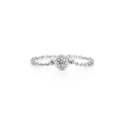 Tiffany & Co. Elsa Peretti® Diamonds by the Yard® ring in sterling silver. | ^ Rings|Sterling Silver Jewelry