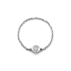 Tiffany & Co. Elsa Peretti® Diamonds by the Yard® ring in sterling silver. | ^ Rings|Sterling Silver Jewelry