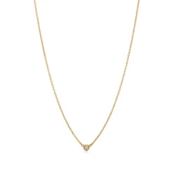 Tiffany & Co. Elsa Peretti® Diamonds by the Yard® pendant in 18k gold with carat weight .05. | ^ Necklaces & Pendants|Gifts for Her