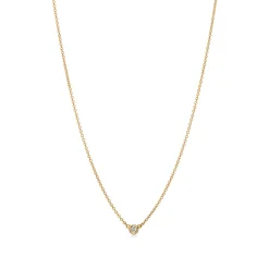Tiffany & Co. Elsa Peretti® Diamonds by the Yard® pendant in 18k gold with carat weight .05. | ^ Necklaces & Pendants|Gifts for Her