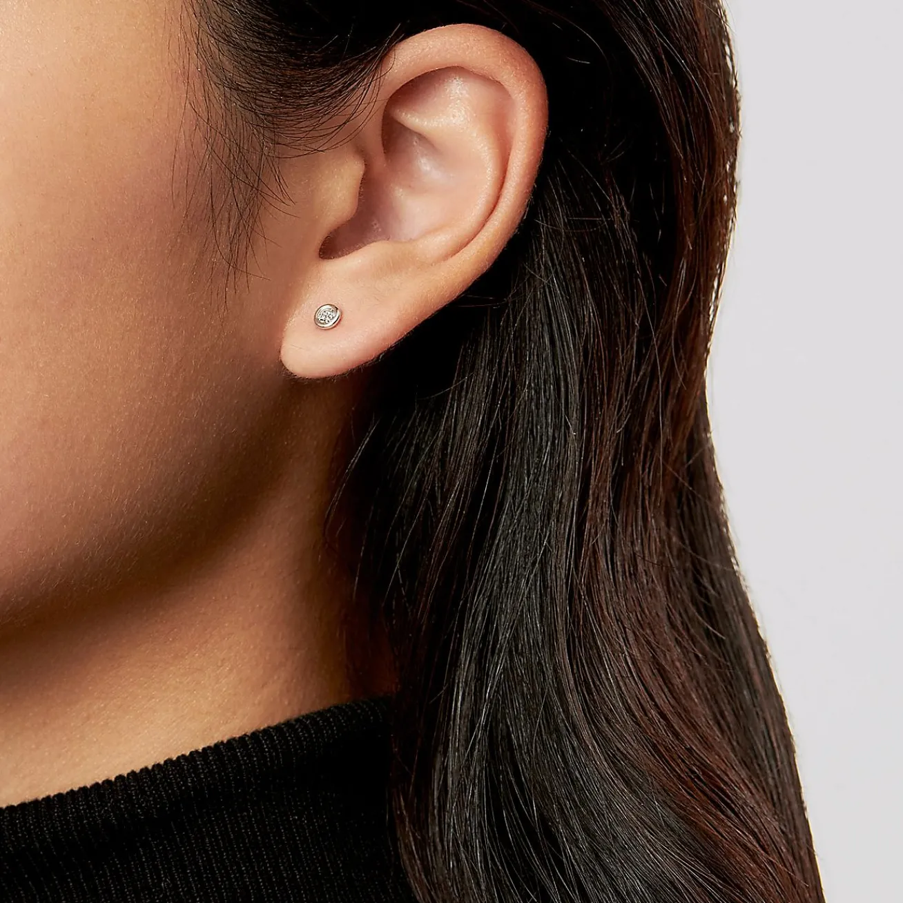 Tiffany & Co. Elsa Peretti® Diamonds by the Yard® earrings in platinum. | ^ Earrings|Gifts for Her