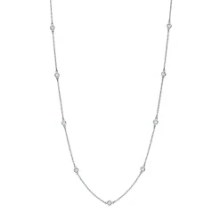 Tiffany & Co. Elsa Peretti® Diamonds by the Yard® necklace in platinum. | ^ Necklaces & Pendants|Gifts for Her