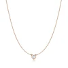 Tiffany & Co. Elsa Peretti® Diamonds by the Yard® heart necklace in 18k rose gold. | ^ Necklaces & Pendants|Rose Gold Jewelry